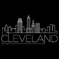 Cleveland Ohio City Skyline 16 in Basic Backpack