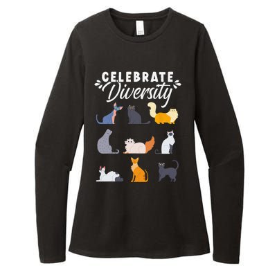 Cat Owner Cat Lover Cat Diversity Cute Cat Womens CVC Long Sleeve Shirt