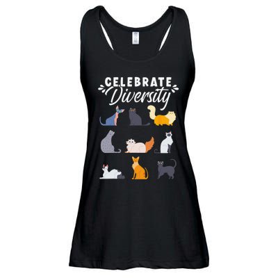 Cat Owner Cat Lover Cat Diversity Cute Cat Ladies Essential Flowy Tank