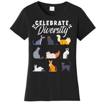 Cat Owner Cat Lover Cat Diversity Cute Cat Women's T-Shirt