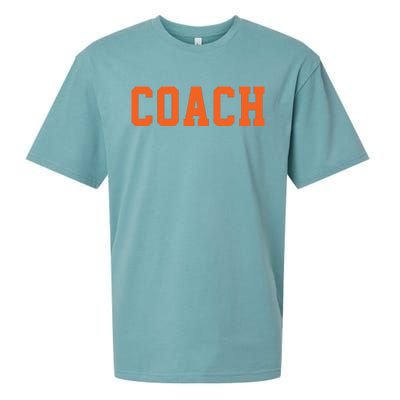 Coach Orange Sueded Cloud Jersey T-Shirt