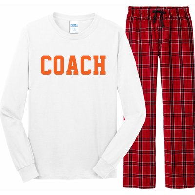 Coach Orange Long Sleeve Pajama Set