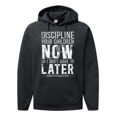 Correctional Officer Performance Fleece Hoodie