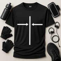 Centered On Christ Cross And Computer Icon Cooling Performance Crew T-Shirt