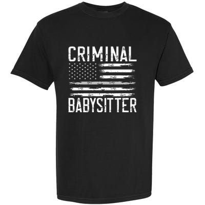 Correctional Officer Criminal Babysitter Thin Grey Line Garment-Dyed Heavyweight T-Shirt