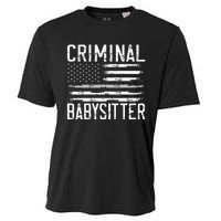 Correctional Officer Criminal Babysitter Thin Grey Line Cooling Performance Crew T-Shirt