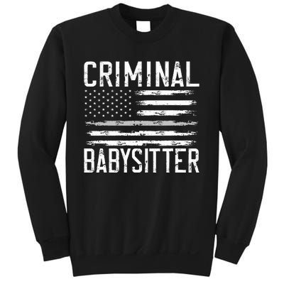 Correctional Officer Criminal Babysitter Thin Grey Line Sweatshirt