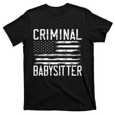 Correctional Officer Criminal Babysitter Thin Grey Line T-Shirt