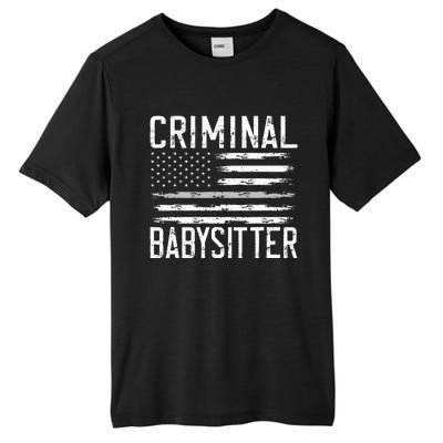 Correctional Officer Criminal Babysitter Thin Grey Line Tall Fusion ChromaSoft Performance T-Shirt