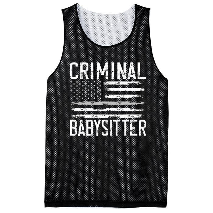 Correctional Officer Criminal Babysitter Thin Grey Line Mesh Reversible Basketball Jersey Tank