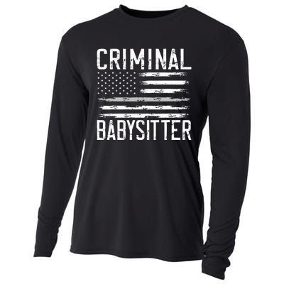 Correctional Officer Criminal Babysitter Thin Grey Line Cooling Performance Long Sleeve Crew