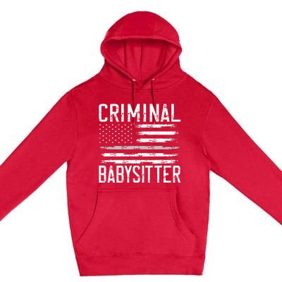 Correctional Officer Criminal Babysitter Thin Grey Line Premium Pullover Hoodie