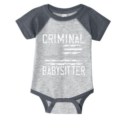 Correctional Officer Criminal Babysitter Thin Grey Line Infant Baby Jersey Bodysuit