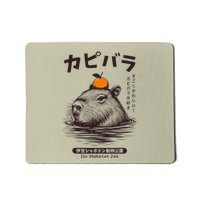 Capybara Onsen Capybara With Orange Capybara Lovers Mousepad