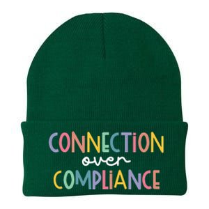 Connection Over Compliance Autism Awareness Month Knit Cap Winter Beanie