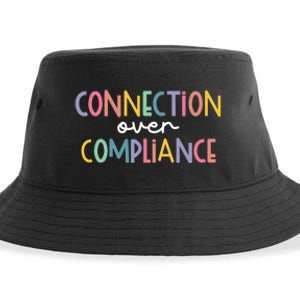 Connection Over Compliance Autism Awareness Month Sustainable Bucket Hat