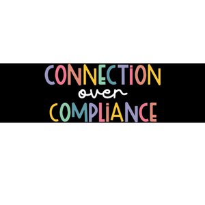 Connection Over Compliance Autism Awareness Month Bumper Sticker