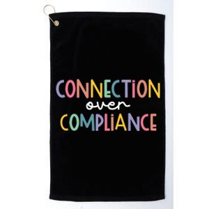 Connection Over Compliance Autism Awareness Month Platinum Collection Golf Towel