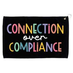 Connection Over Compliance Autism Awareness Month Grommeted Golf Towel