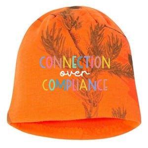 Connection Over Compliance Autism Awareness Month Kati - Camo Knit Beanie