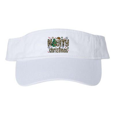 Camouflage Old Camo Coquette Bow Hunting Merry Christmas Valucap Bio-Washed Visor