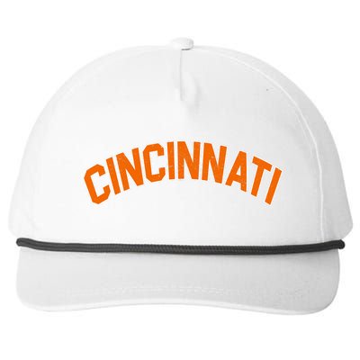 Cincinnati Ohio Snapback Five-Panel Rope Hat