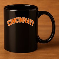 Cincinnati Ohio 11oz C Handle Ceramic Mug