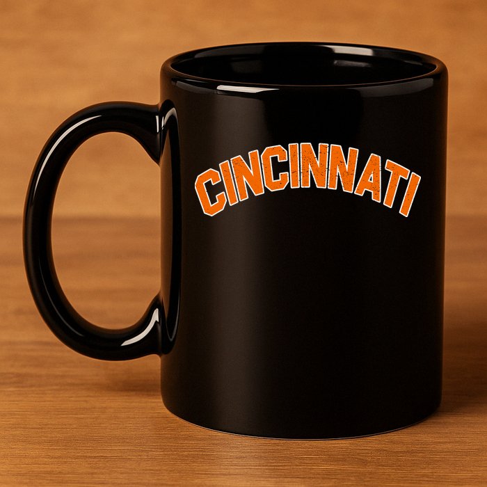 Cincinnati Ohio 11oz C Handle Ceramic Mug