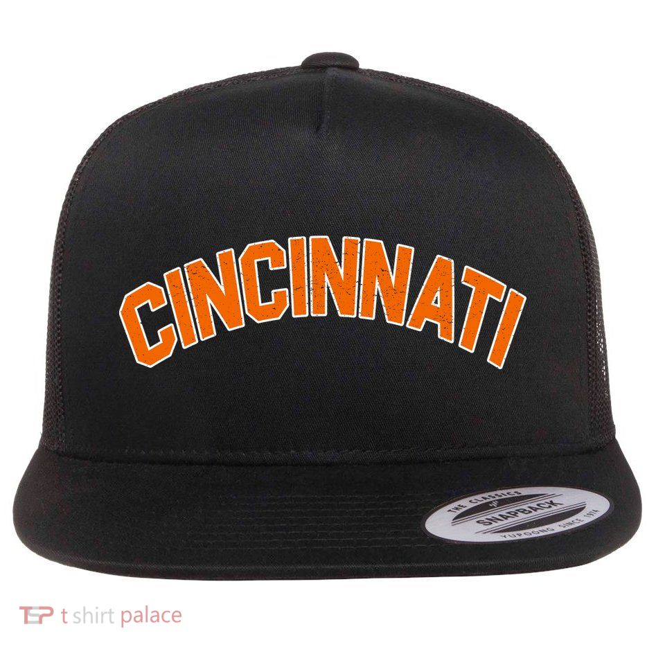 Cincinnati Ohio Flat Bill Trucker Hat