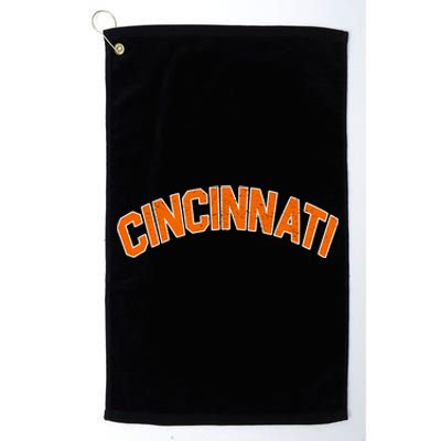 Cincinnati Ohio Platinum Collection Golf Towel