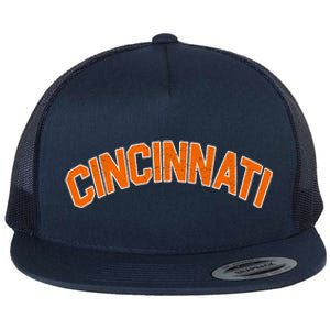 Cincinnati Ohio Flat Bill Trucker Hat