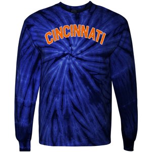 Cincinnati Ohio Tie-Dye Long Sleeve Shirt