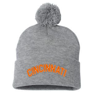 Cincinnati Ohio Pom Pom 12in Knit Beanie