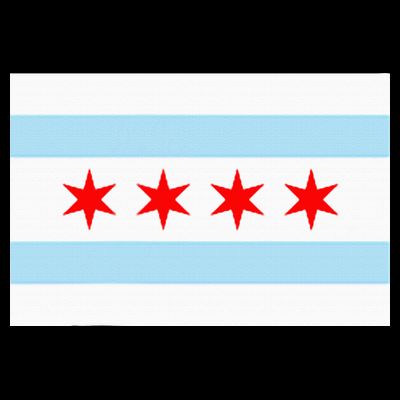City Of Chicago Illinois Flag Windy City T-Shirt