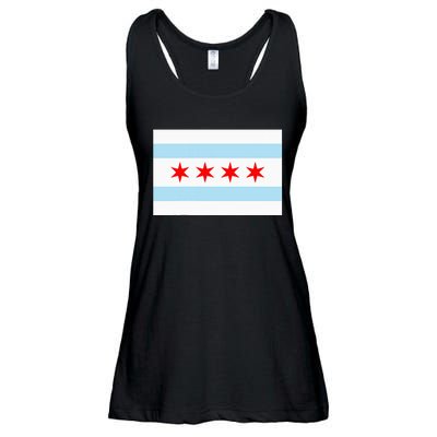 City Of Chicago Illinois Flag Windy City Ladies Essential Flowy Tank