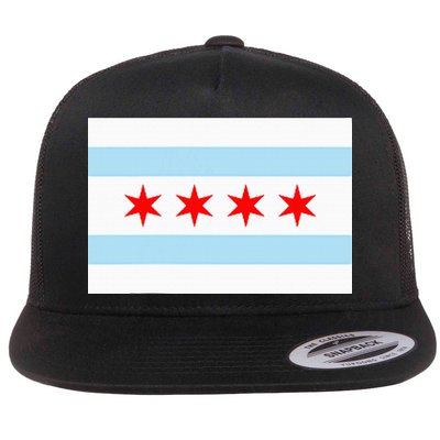City Of Chicago Illinois Flag Windy City Flatbill Hat