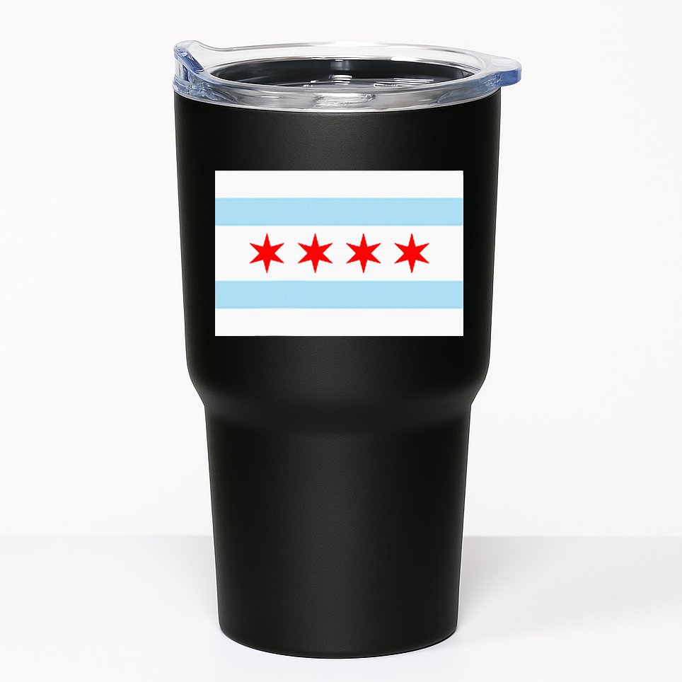 City Of Chicago Illinois Flag Windy City Tumbler