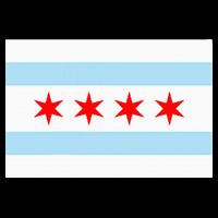 City Of Chicago Illinois Flag Windy City Womens Tank Top