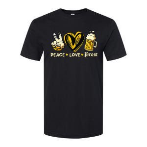 Cute Oktoberfest Costume Peace Love Prost Prost Oktoberfest Softstyle CVC T-Shirt