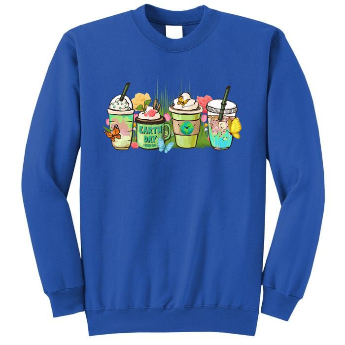 Cups Of Coffee Earth Day Save Our Planet Nature Environt Meaningful Gift Sweatshirt