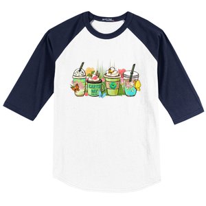 Cups Of Coffee Earth Day Save Our Planet Nature Environt Meaningful Gift Baseball Sleeve Shirt