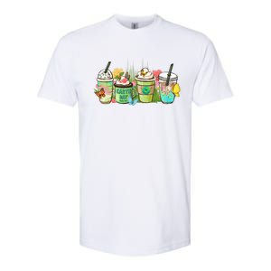 Cups Of Coffee Earth Day Save Our Planet Nature Environt Meaningful Gift Softstyle CVC T-Shirt