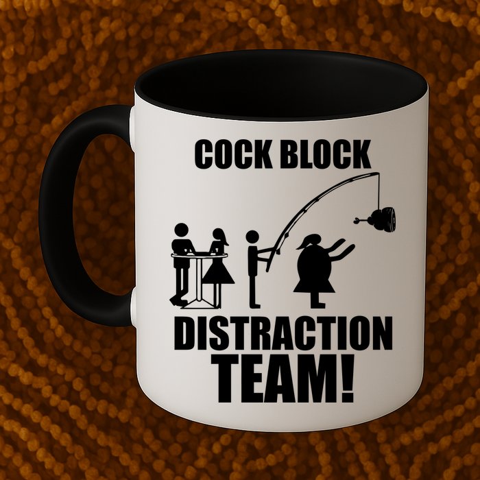 Cock Block Distraction Team Mug