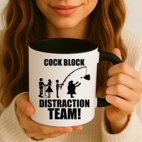Cock Block Distraction Team Mug
