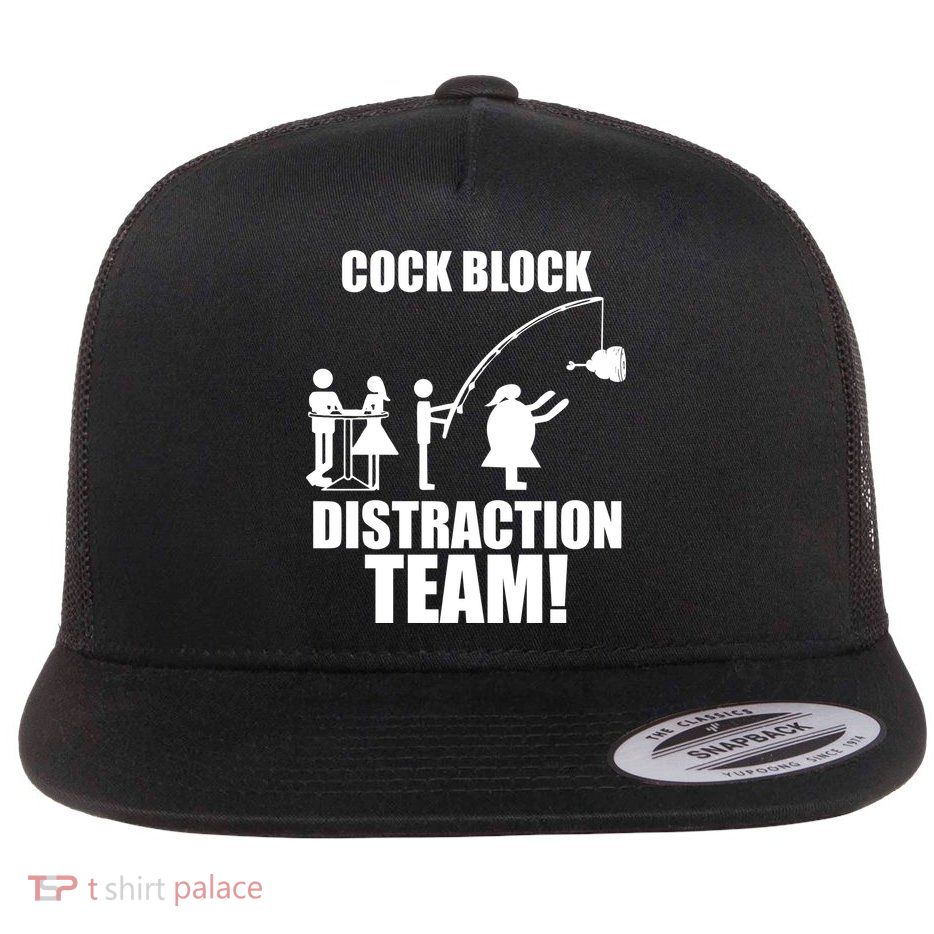 Cock Block Distraction Team Flatbill Hat
