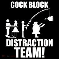 Cock Block Distraction Team Flatbill Hat