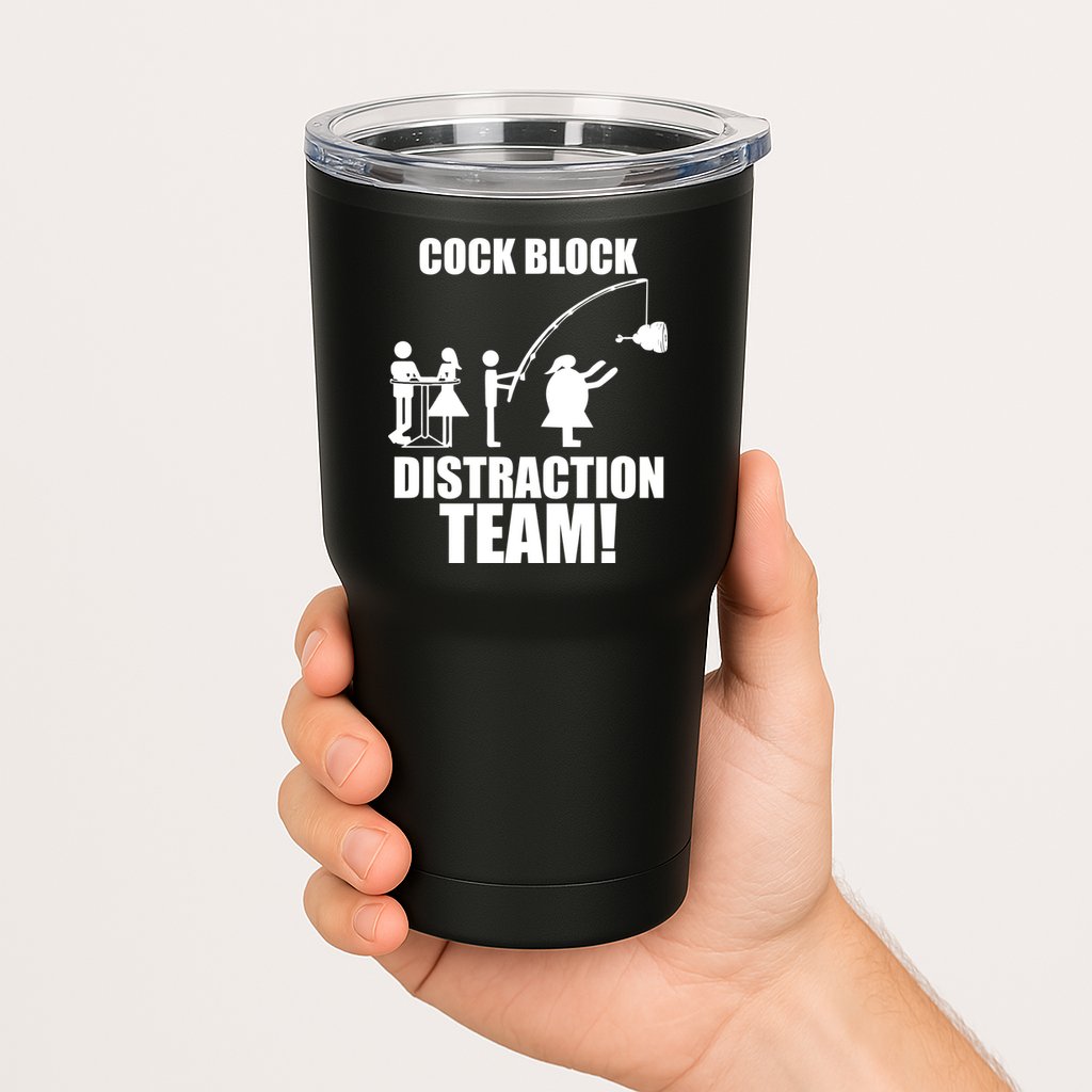Cock Block Distraction Team Tumbler