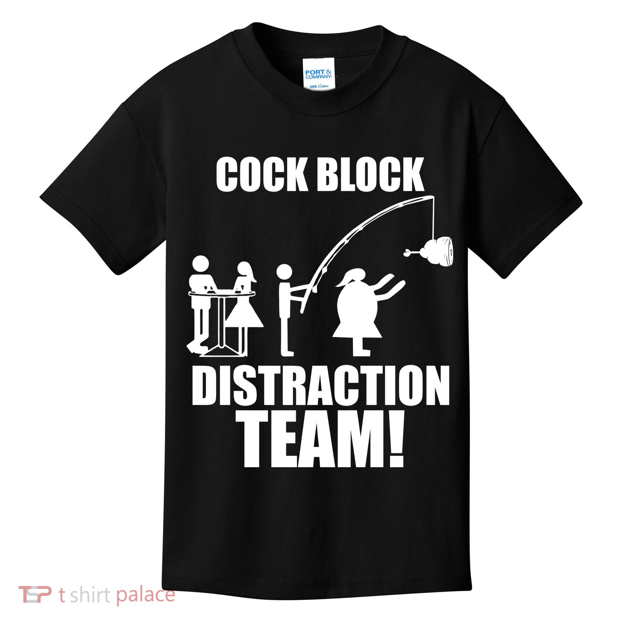 Cock Block Distraction Team Kids T-Shirt