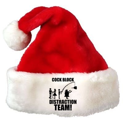 Cock Block Distraction Team Premium Christmas Santa Hat