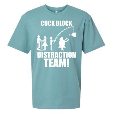 Cock Block Distraction Team Sueded Cloud Jersey T-Shirt